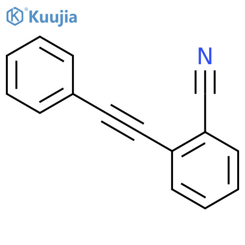 Benzonitrile, 2-(phenylethynyl)- structure