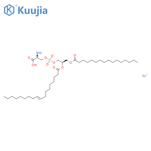 2-Oleoyl-1-palmitoyl-sn-glycero-3-phospho-L-serine Sodium Salt structure