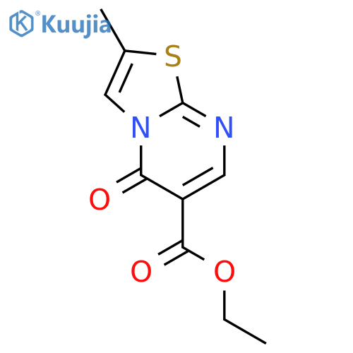 Ethyl 2-methyl-5-oxo-1,3thiazolo3,2-apyridine-6-carboxylate structure