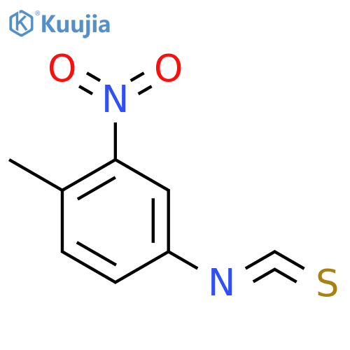 4-isothiocyanato-1-methyl-2-nitrobenzene structure