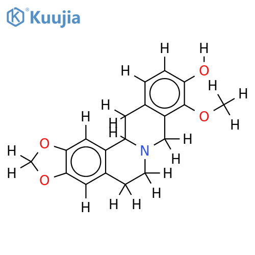 (-)-tetrahydro-thalifendine structure