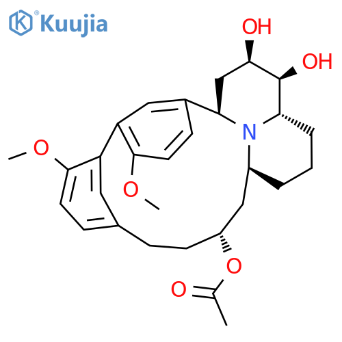 [(1R,14R,16S,20S,21S,22R)-21,22-Dihydroxy-5,8-dimethoxy-24-azapentacyclo[14.7.1.12,6.17,11.020,24]hexacosa-2(26),3,5,7,9,11(25)-hexaen-14-yl] acetate structure