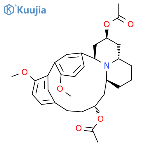 [(1R,14R,16S,20S,22S)-22-Acetyloxy-5,8-dimethoxy-24-azapentacyclo[14.7.1.12,6.17,11.020,24]hexacosa-2(26),3,5,7,9,11(25)-hexaen-14-yl] acetate structure
