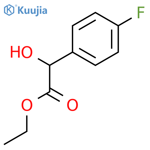 (R)-Ethyl 2-(4-fluorophenyl)-2-hydroxyacetate structure