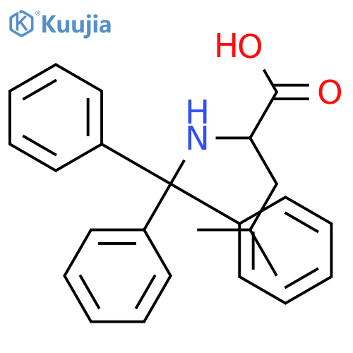 L-Leucine,N-(triphenylmethyl)- structure