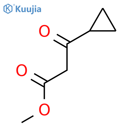 Methyl 3-cyclopropyl-3-oxopropanoate structure