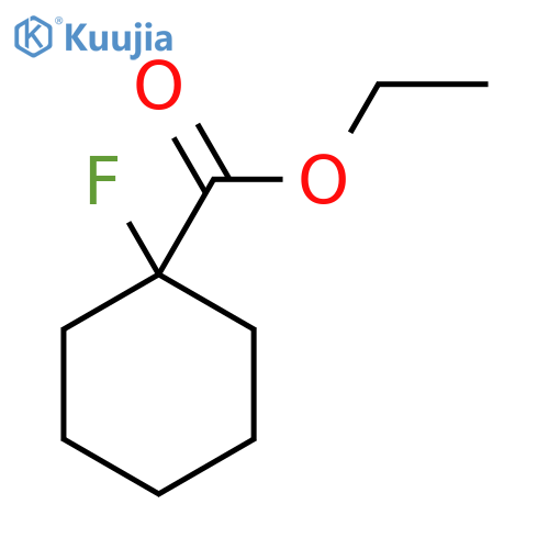 1-Fluorocyclohexanecarboxylic acid ethyl ester structure