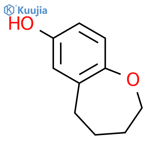 2,3,4,5-Tetrahydro-1-benzoxepin-7-ol structure