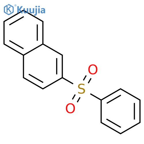 Naphthalene, 2-(phenylsulfonyl)- structure