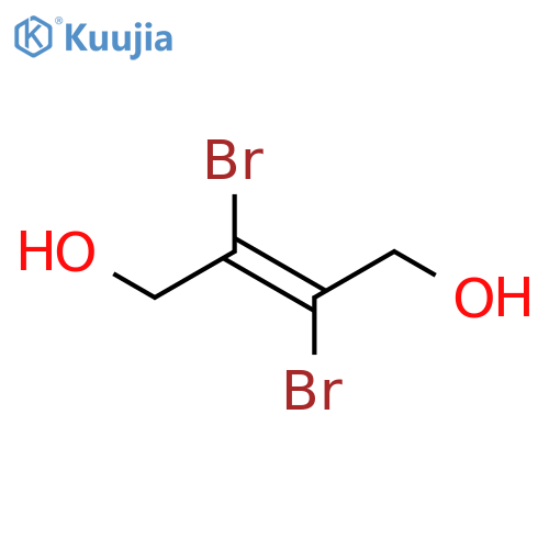 trans-2,3-Dibromo-2-butene-1,4-diol structure