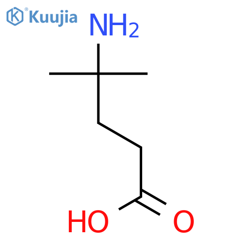 4-Amino-4-methylpentanoic acid structure