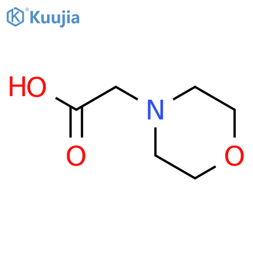 2-(morpholin-4-yl)acetic acid structure