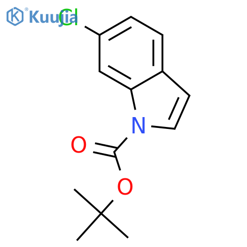 tert-butyl 6-chloroindole-1-carboxylate structure