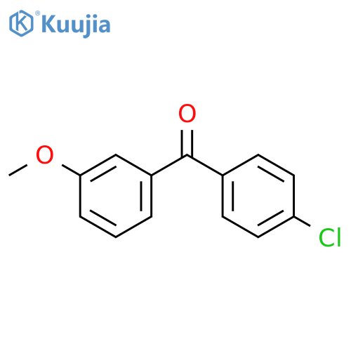 4-Chloro-3'-methoxybenzophenone structure