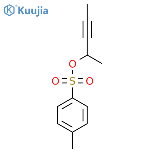 Pent-3-yn-2-yl 4-methylbenzene-1-sulfonate structure