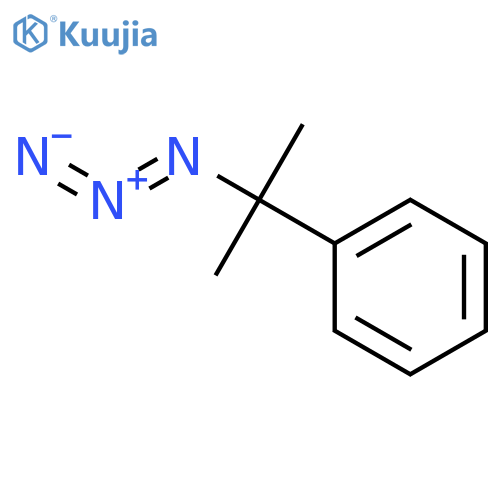 Benzene, (1-azido-1-methylethyl)- structure