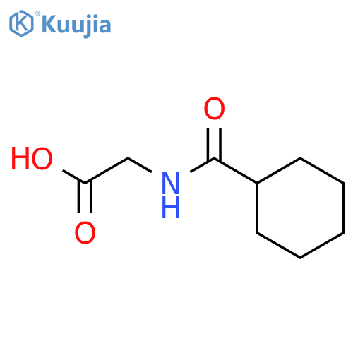 Glycine,N-(cyclohexylcarbonyl)- structure