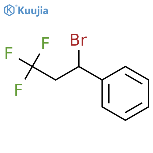 (1-Bromo-3,3,3-trifluoropropyl)benzene structure