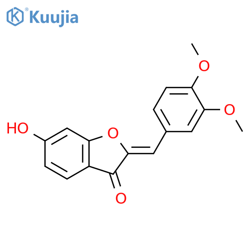 3(2H)-Benzofuranone, 2-[(3,4-dimethoxyphenyl)methylene]-6-hydroxy- structure