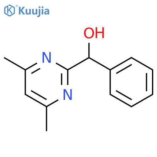 (4,6-Dimethylpyrimidin-2-yl)(phenyl)methanol structure