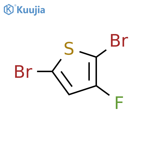 2,5-Dibromo-3-fluorothiophene structure