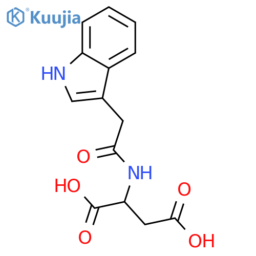 Aspartic acid,N-[2-(1H-indol-3-yl)acetyl]- structure