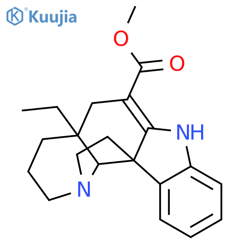 (-)-Vincadifformine structure