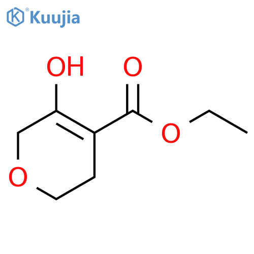Ethyl 5-hydroxy-3,6-dihydro-2H-pyran-4-carboxylate structure