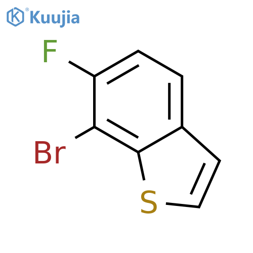 BENZO[B]THIOPHENE, 7-BROMO-6-FLUORO- structure