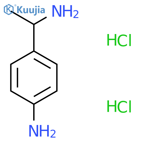 4-(1-Amino-ethyl)-phenylamine dihydrochloride structure