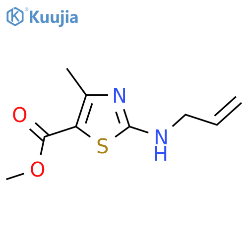 Methyl 4-methyl-2-[(prop-2-en-1-yl)amino]-1,3-thiazole-5-carboxylate structure