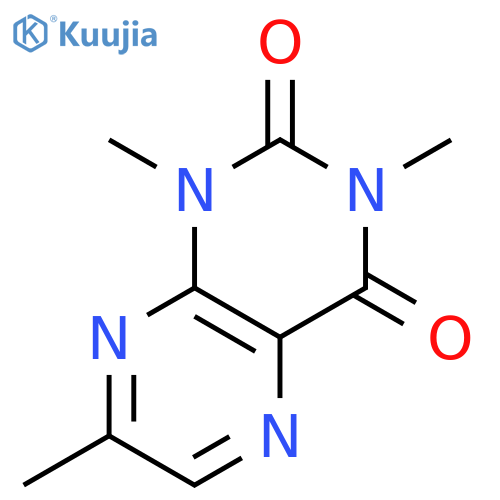 2,4(1H,3H)-Pteridinedione,1,3,7-trimethyl- structure