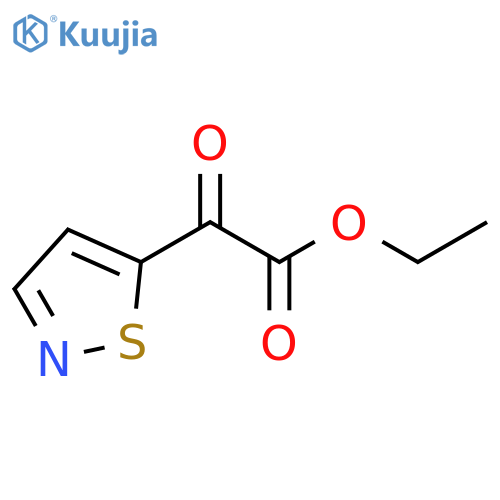 ethyl 2-oxo-2-(1,2-thiazol-5-yl)acetate structure