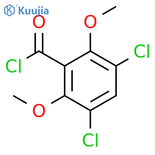 Benzoyl chloride, 3,5-dichloro-2,6-dimethoxy- structure