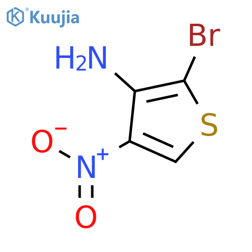 3-Thiophenamine, 2-bromo-4-nitro- structure