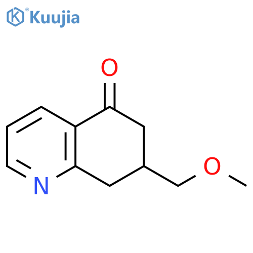 5(6H)-Quinolinone, 7,8-dihydro-7-(methoxymethyl)- structure