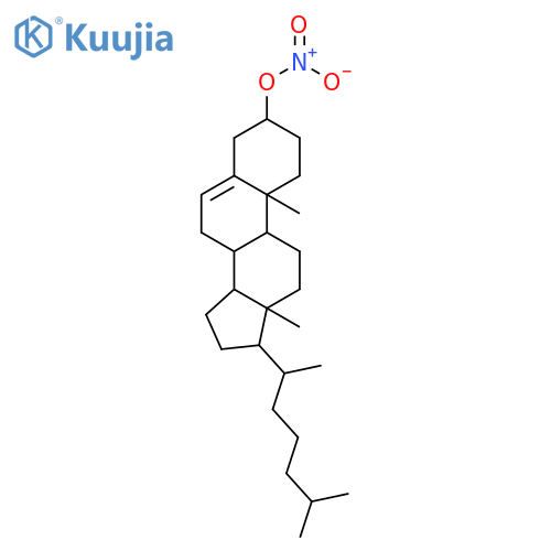 Cholest-5-en-3-ol (3b)-, 3-nitrate structure