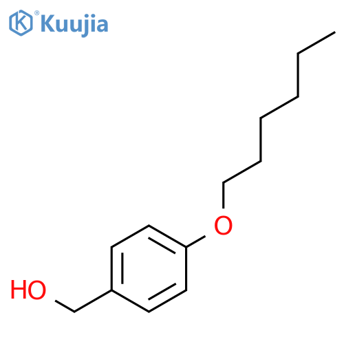 4-(hexyloxy)phenylmethanol structure