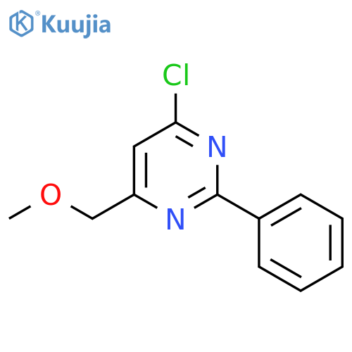 4-Chloro-6-(methoxymethyl)-2-phenylpyrimidine structure