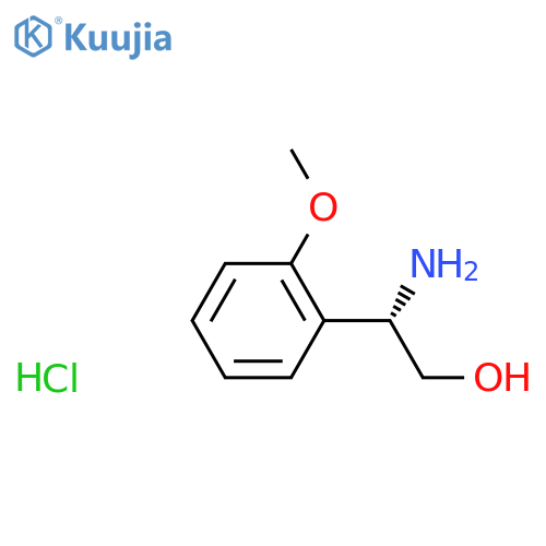 (S)-2-Amino-2-(2-methoxyphenyl)ethanol hydrochloride structure