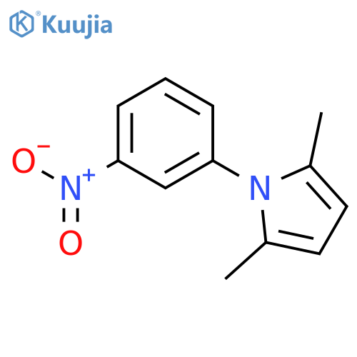 1H-Pyrrole,2,5-dimethyl-1-(3-nitrophenyl)- structure
