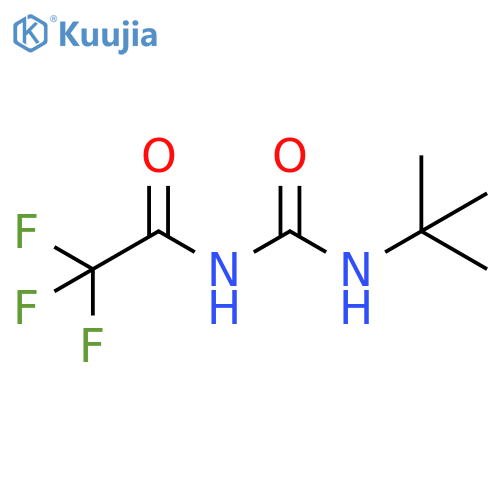3-tert-butyl-1-(2,2,2-trifluoroacetyl)urea structure