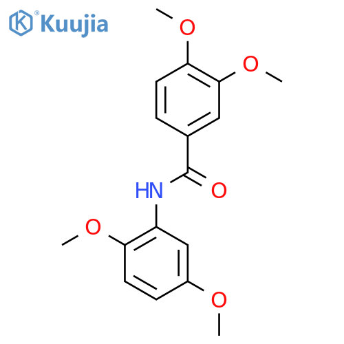 N-(2,5-dimethoxyphenyl)-3,4-dimethoxybenzamide structure