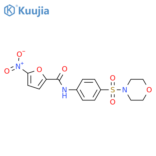 N-4-(morpholine-4-sulfonyl)phenyl-5-nitrofuran-2-carboxamide structure