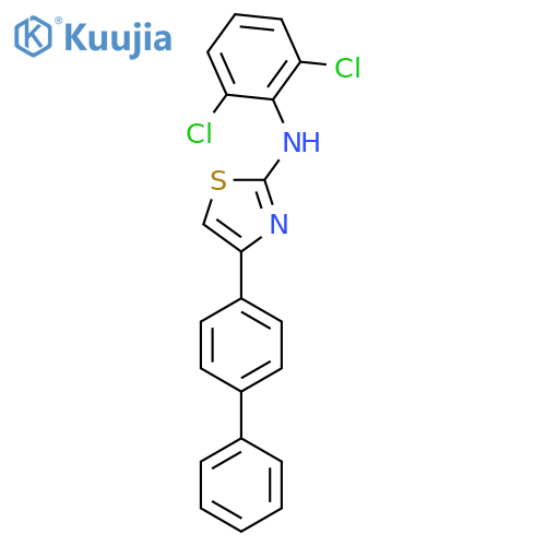 (2Z)-4-{1,1'-biphenyl-4-yl}-N-(2,6-dichlorophenyl)-2,3-dihydro-1,3-thiazol-2-imine structure