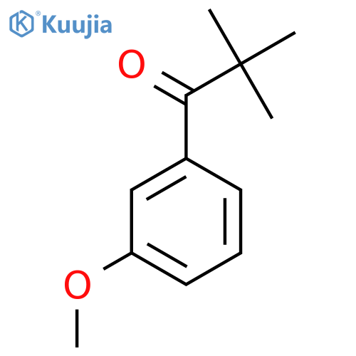 1-(3-methoxyphenyl)-2,2-dimethylpropan-1-one structure
