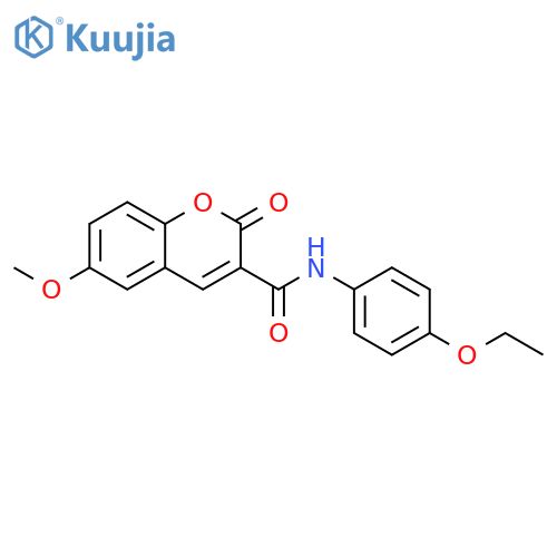 N-(4-ethoxyphenyl)-6-methoxy-2-oxo-2H-chromene-3-carboxamide structure