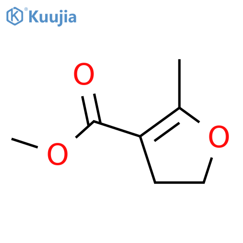 3-Furancarboxylic acid,4,5-dihydro-2-methyl-, methyl ester structure