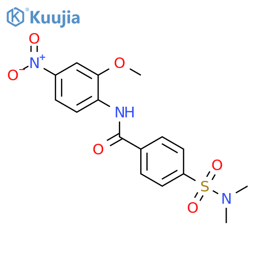 4-(dimethylsulfamoyl)-N-(2-methoxy-4-nitrophenyl)benzamide structure