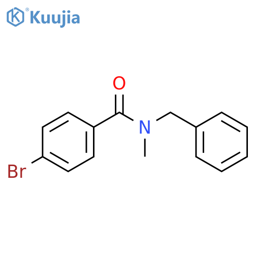 n-Benzyl-4-bromo-n-methylbenzamide structure